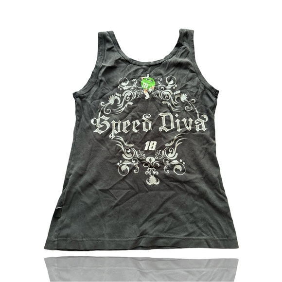 Nascar: Vintage Y2K Kyle Busch Trashed Tank Top: Womens Medium: M&M’s - Picture 2 of 7